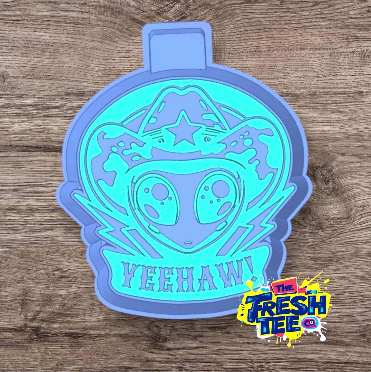 Yee Haw Alien Car Freshie Mold