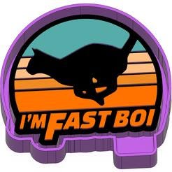 Im Fast Boi Car Freshie SIlicone Mold