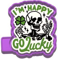 Im Happy Go Lucky Freshie SIlicone Mold