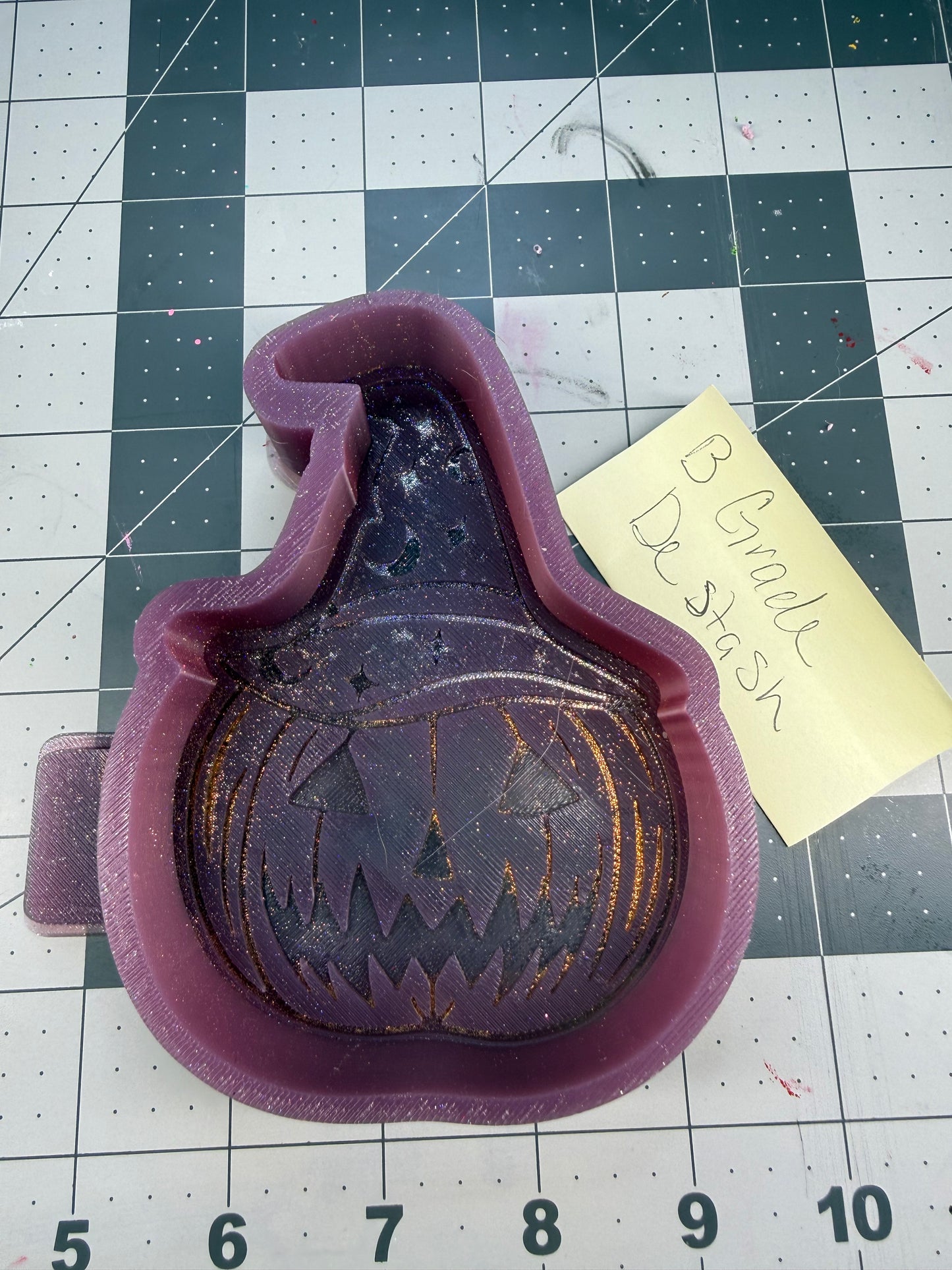 Wizard pumpkin b grade de stash silicone mold