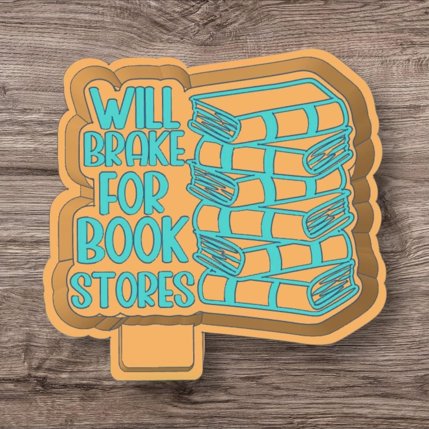 Will Break For Book Stores Freshie Mold, Freshie Maker, Freshie Mold, Air Freshener Mold,Book Freshie Mold,Summer Mold,Reading Mold