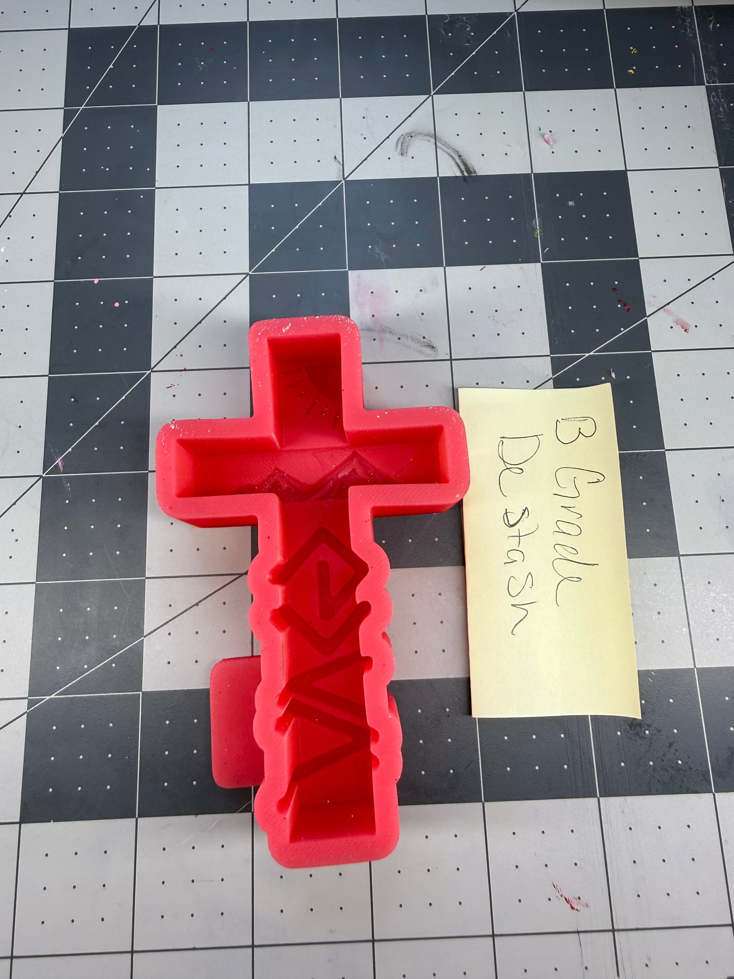 Cross b grade de stash silicone mold