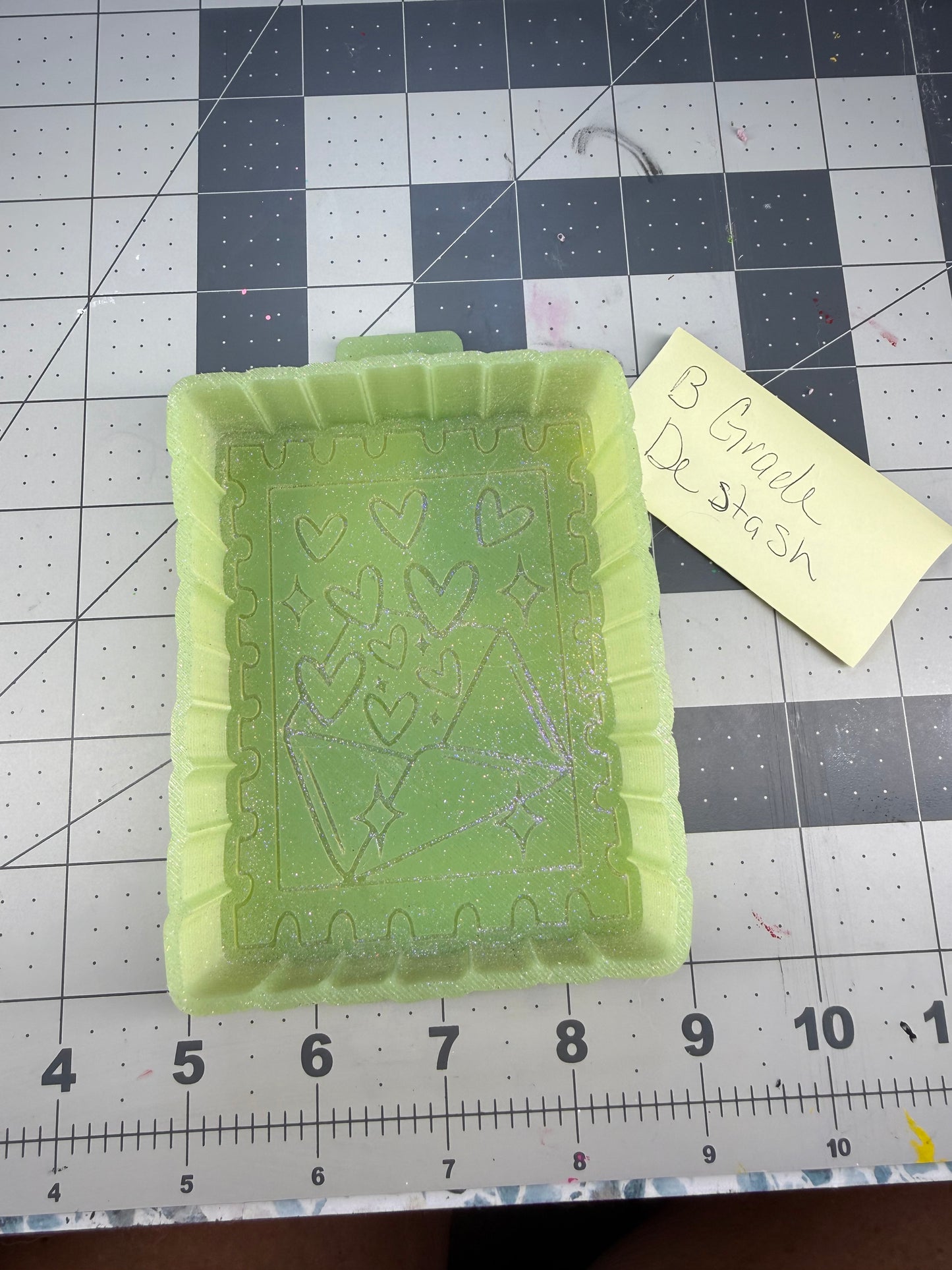 Stamp nother day b grade de stash silicone mold