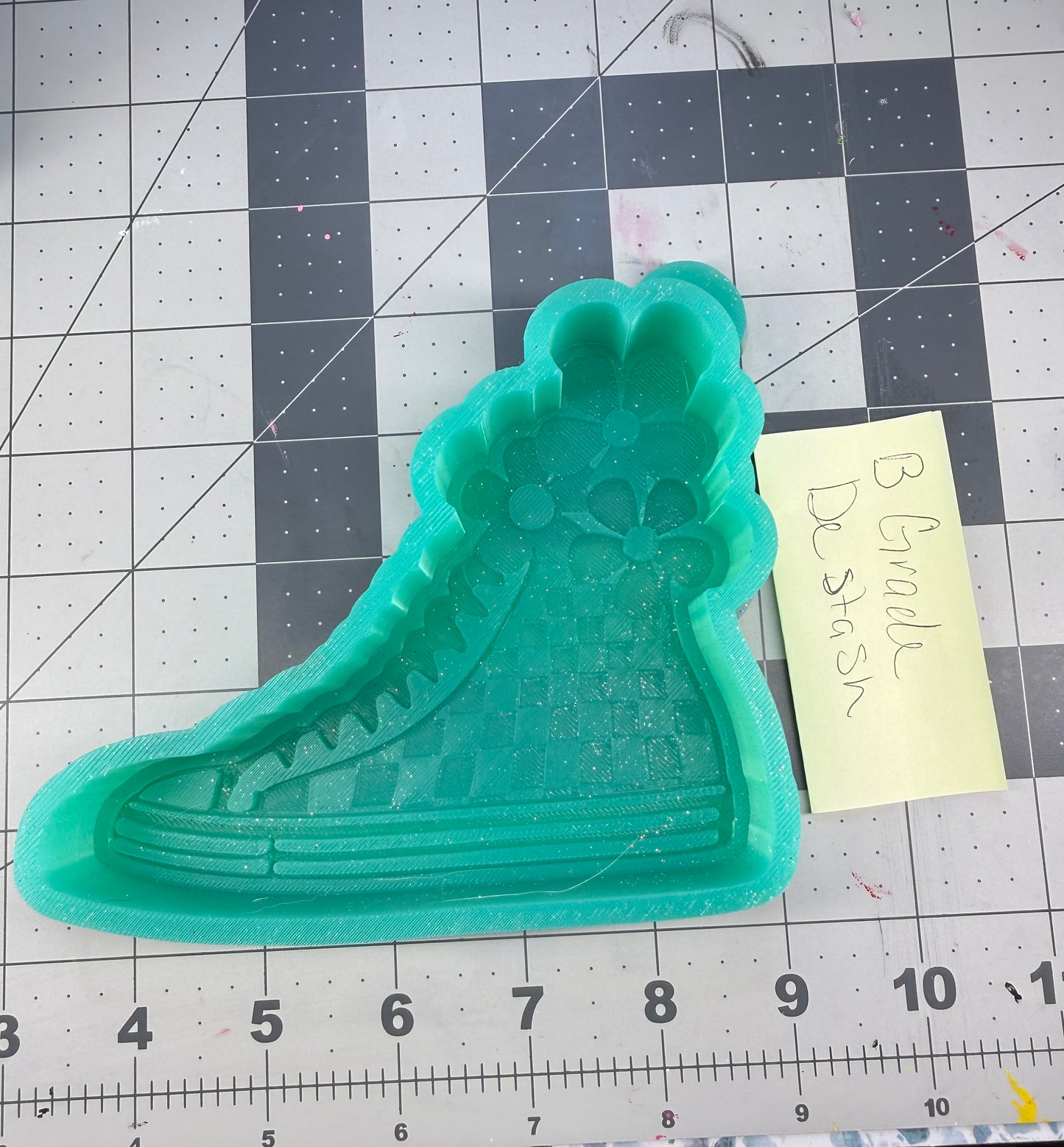 Shoe b grade de stash silicone mold
