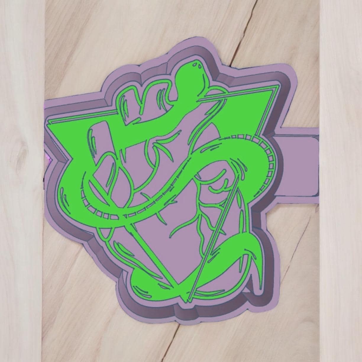 Snake heart Freshie Mold