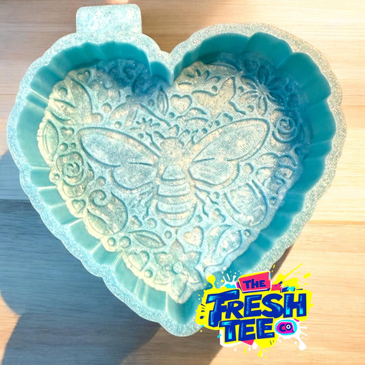Bee Heart Car Freshie Mold