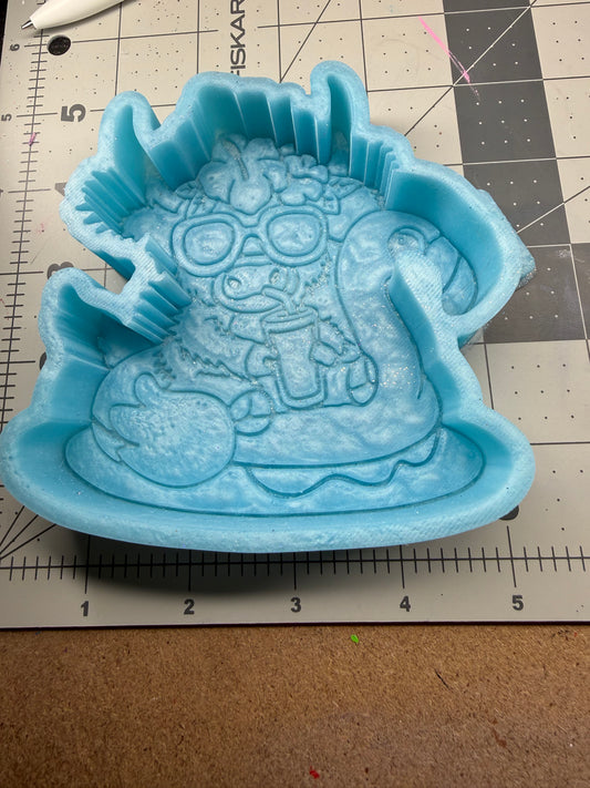Cow in flamingo floaty- B Grade Mold