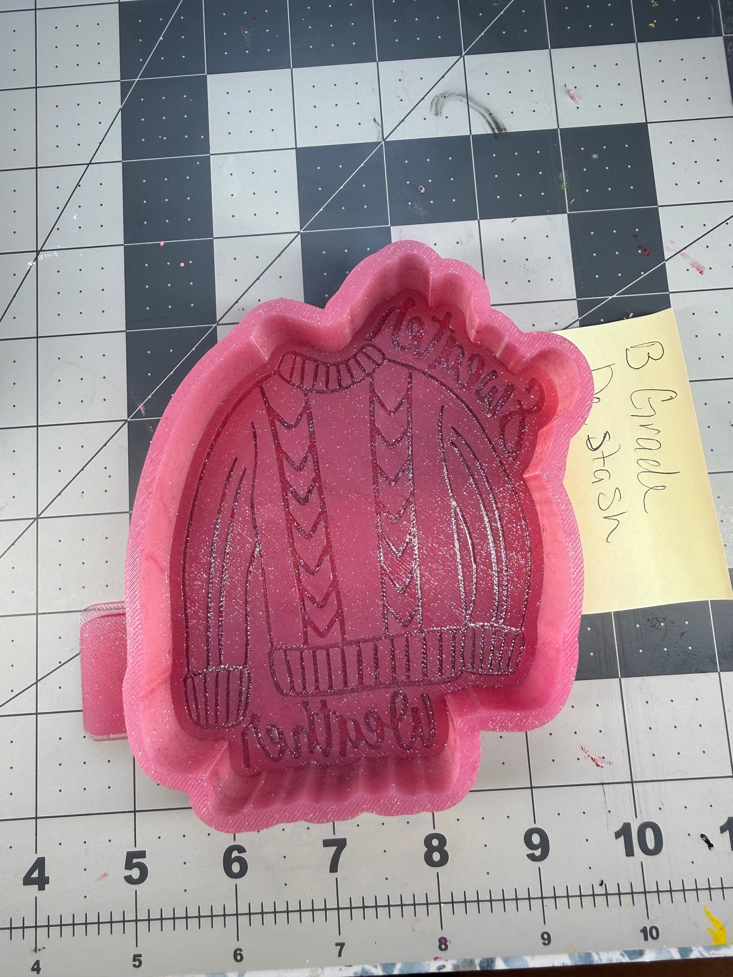 Sweater weather b grade de stash silicone mold