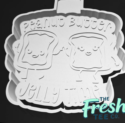 Peanut Butter Jelly Time Silicone Mold