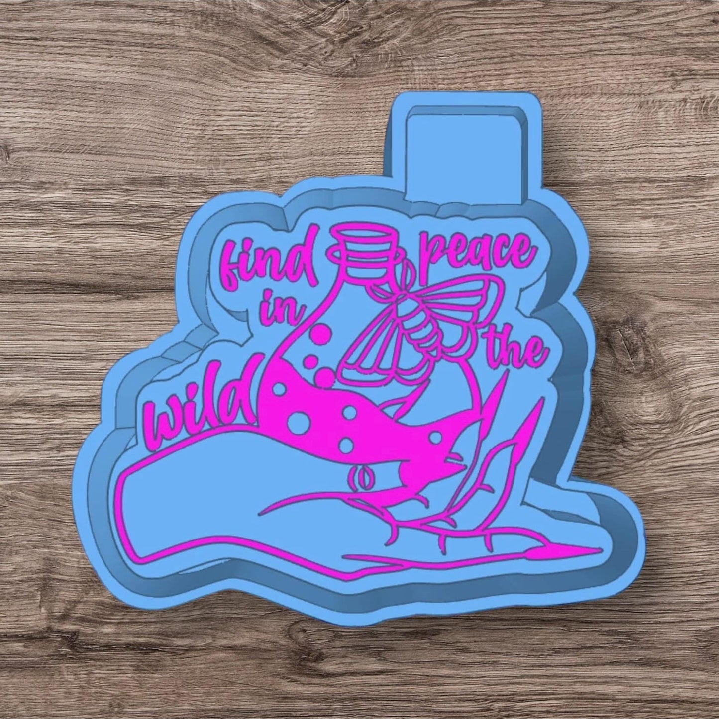 Find The Peace In The Wild Silicone Mold