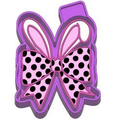 Easter Bunny Ear Bow Silicone Mold