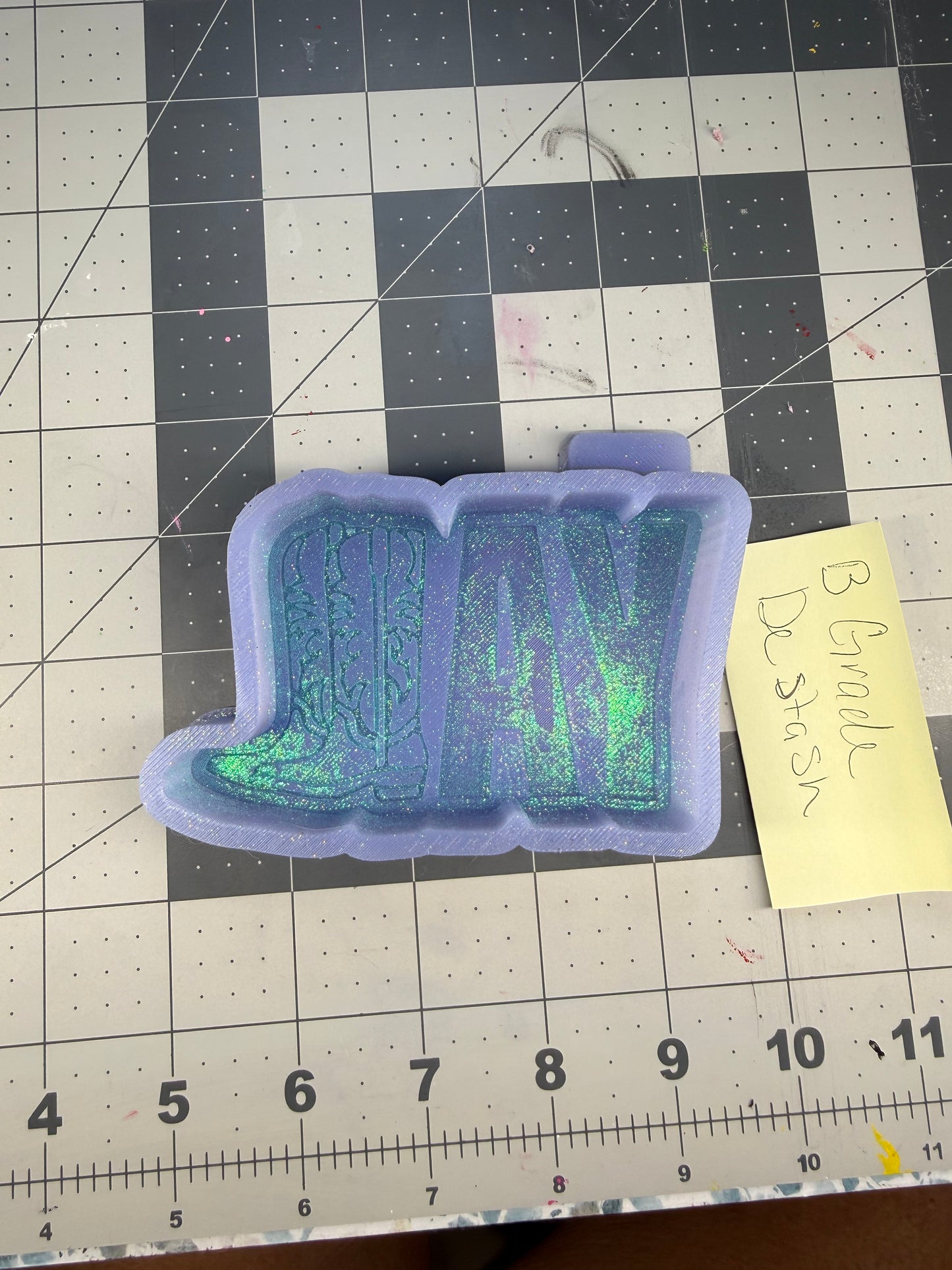 Y’all boots b grade de stash silicone mold
