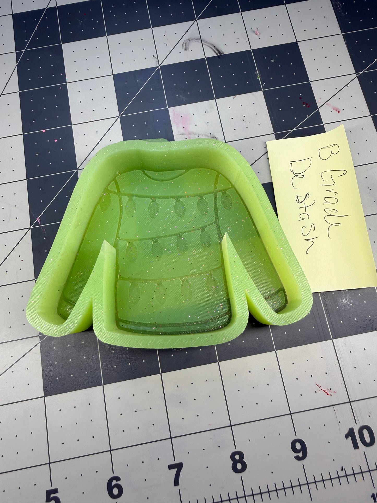 Christmas sweater b grade de stash silicone mold