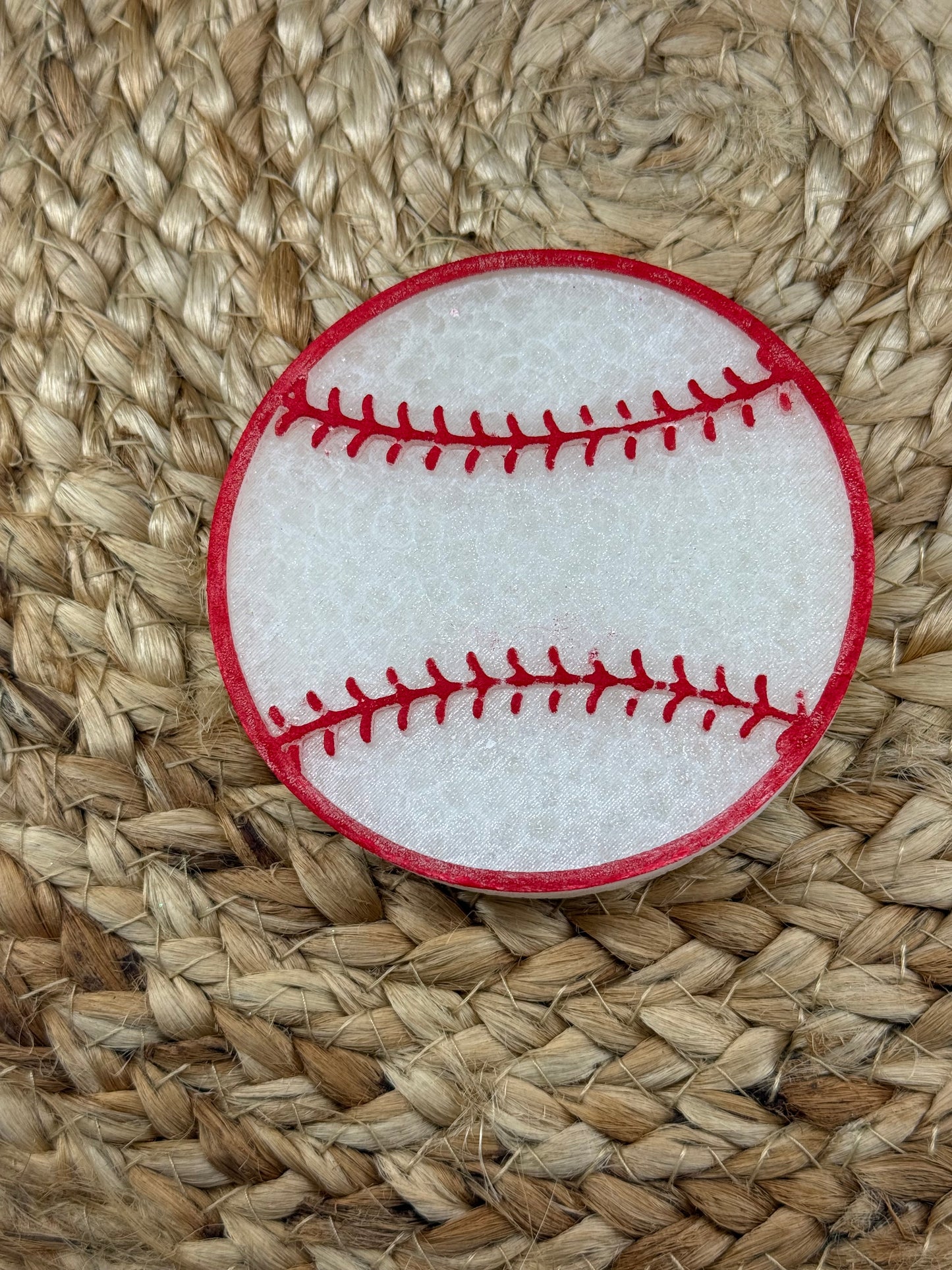 Baseball Car Freshie SCENT Mahogany Teakwood