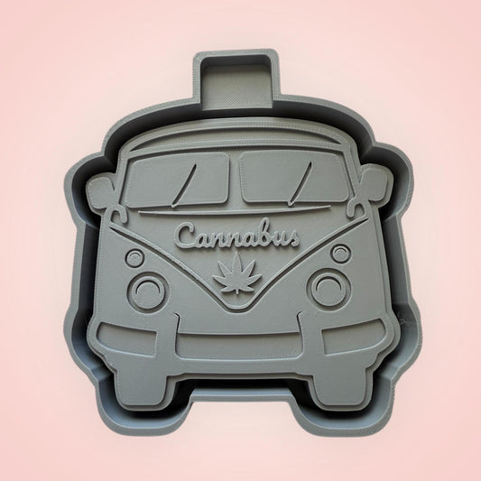 Cannabus Bus -Silicone Freshie Mold 