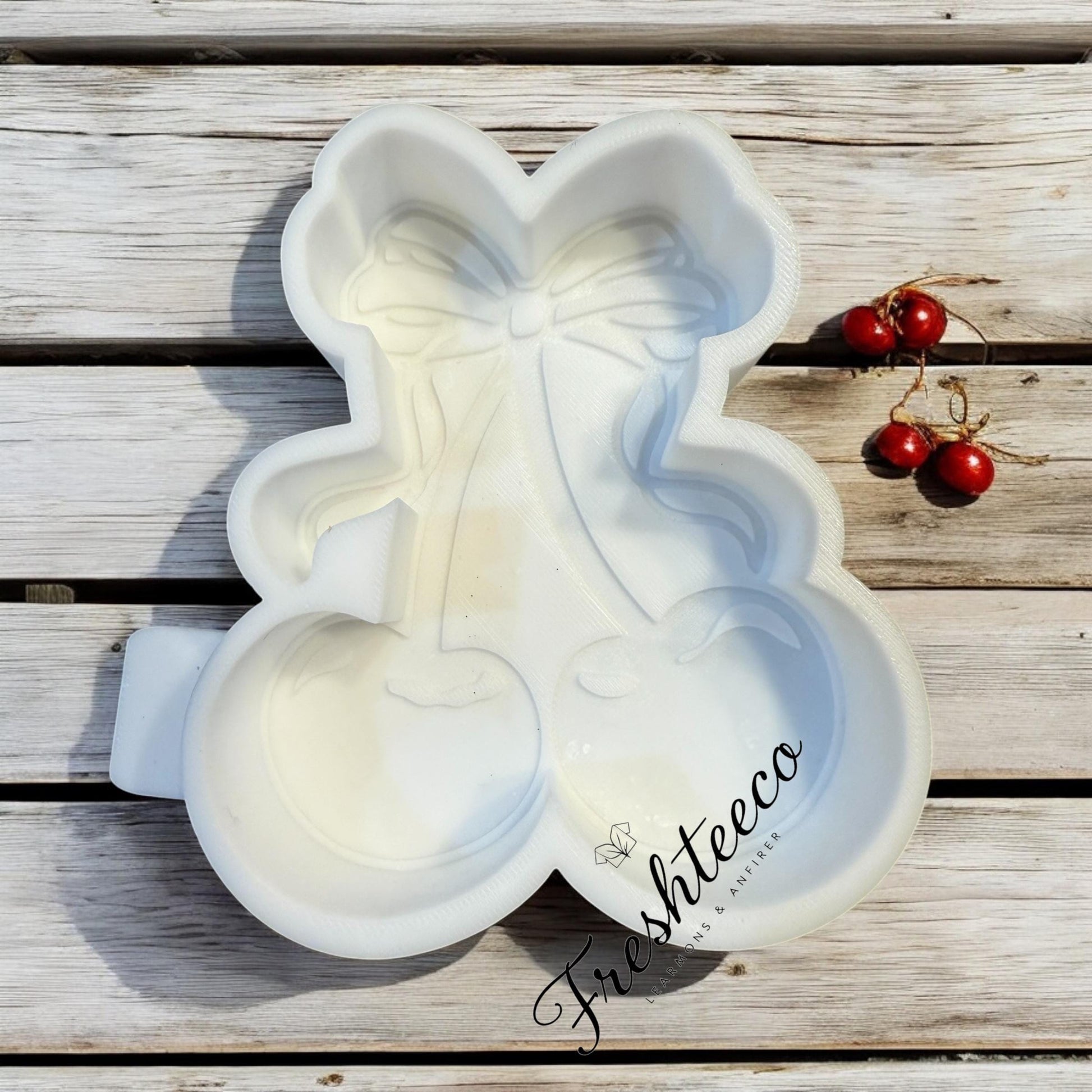 Cherry Bow Car Freshie mold 