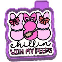 Chillin with My Peeps Freshie Mold