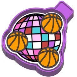 Disco Ball with Basketball Mold