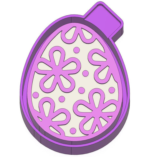 Easter Egg Pattern Silicone Mold 