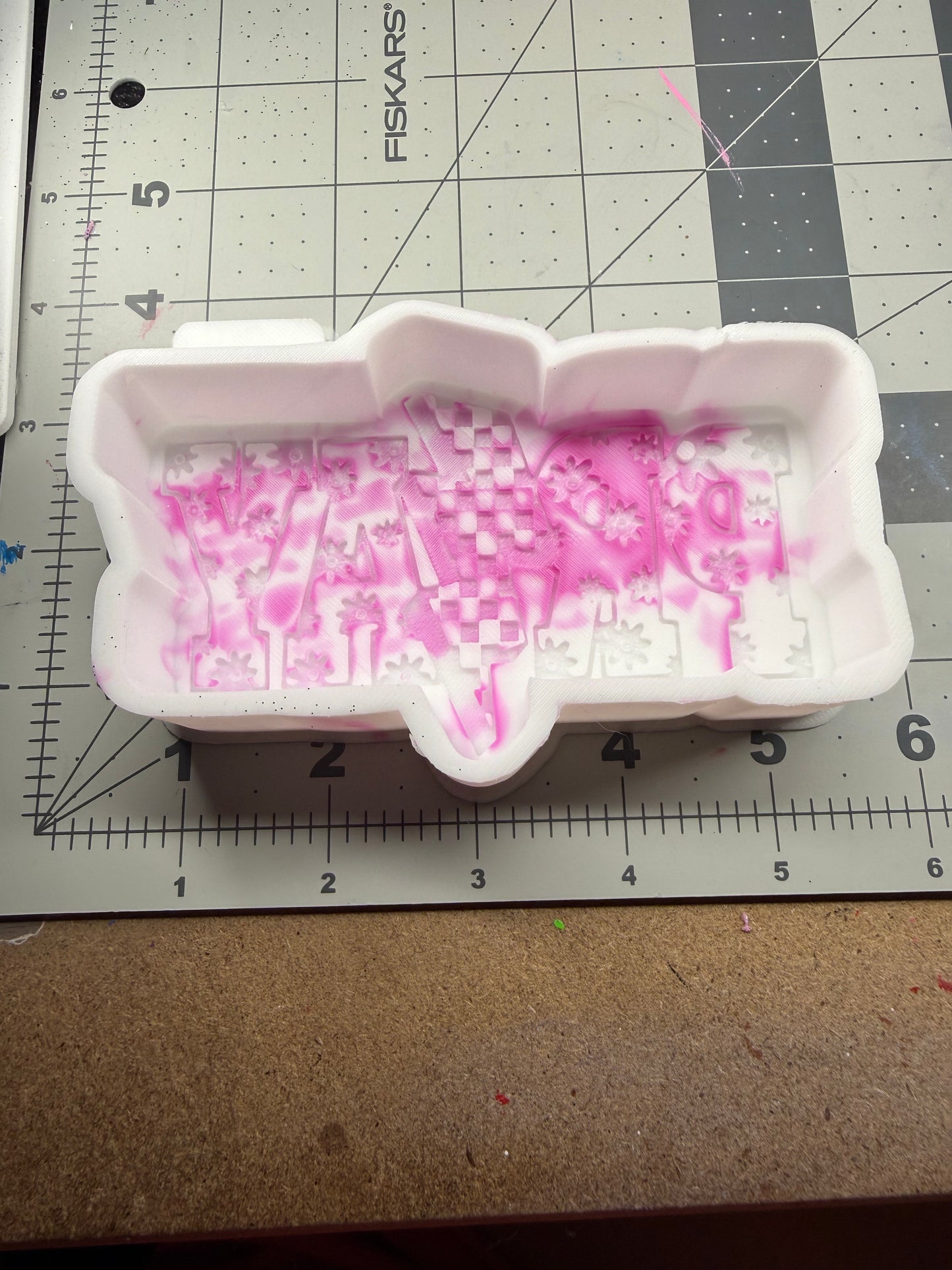Floral pray silicone mold