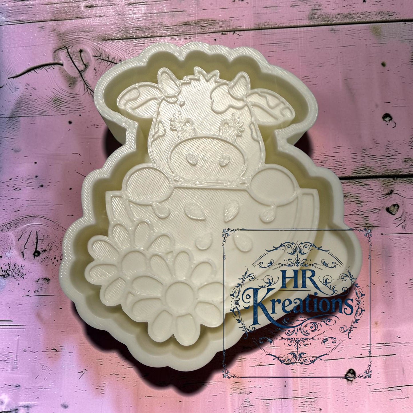 Watermelon cow silicone mold