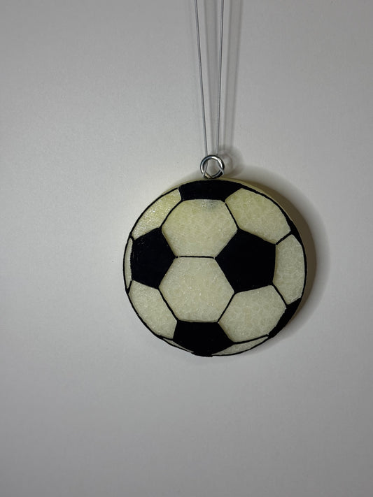 Soccer Ball  Car Freshie | Scent Agent 007 | Handmade Long-Lasting Auto Air Freshener