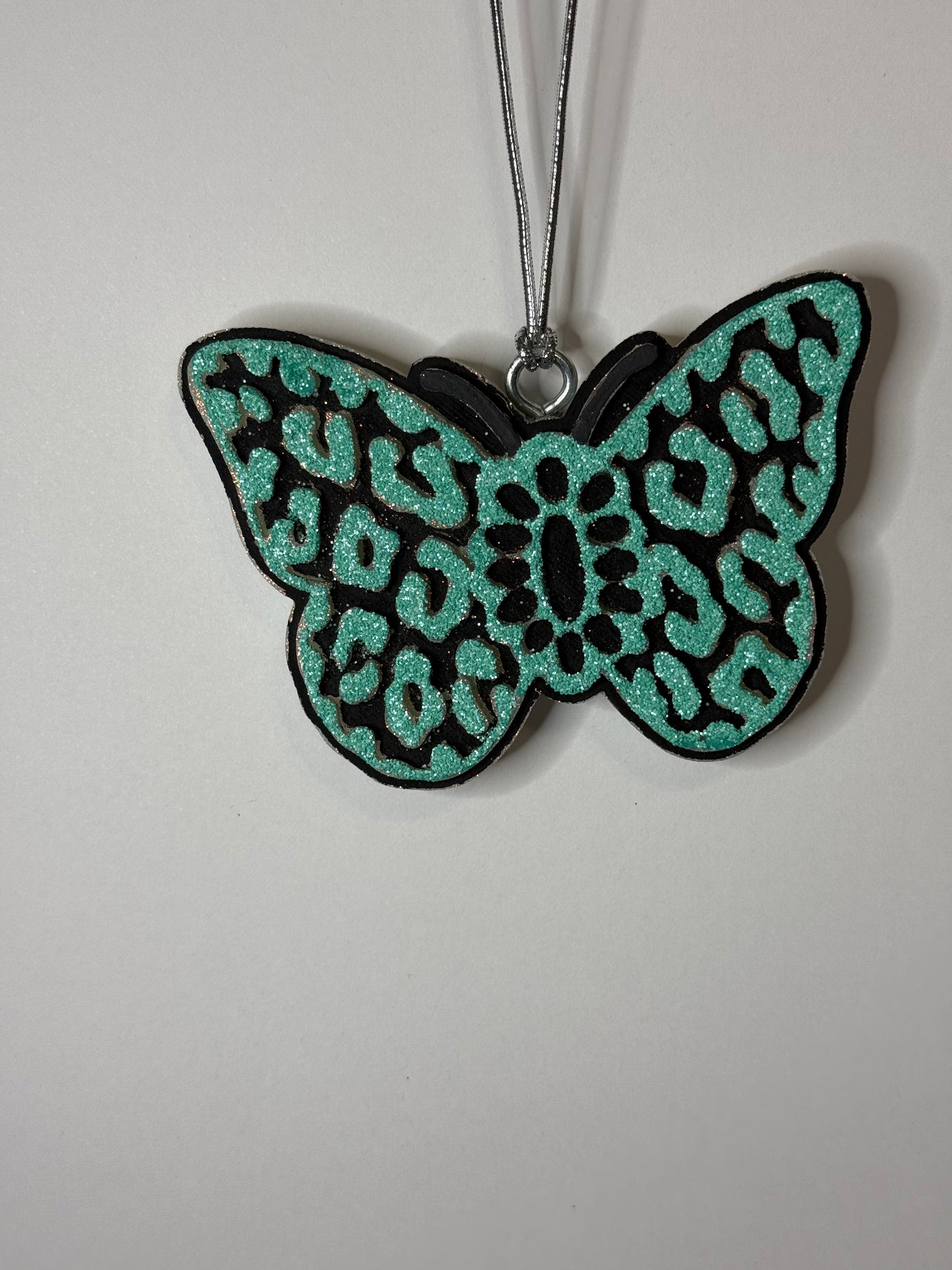 Conch Butterfly Western Car Freshie | Scent Fiji White Sand | Handmade Long-Lasting Auto Air Freshener