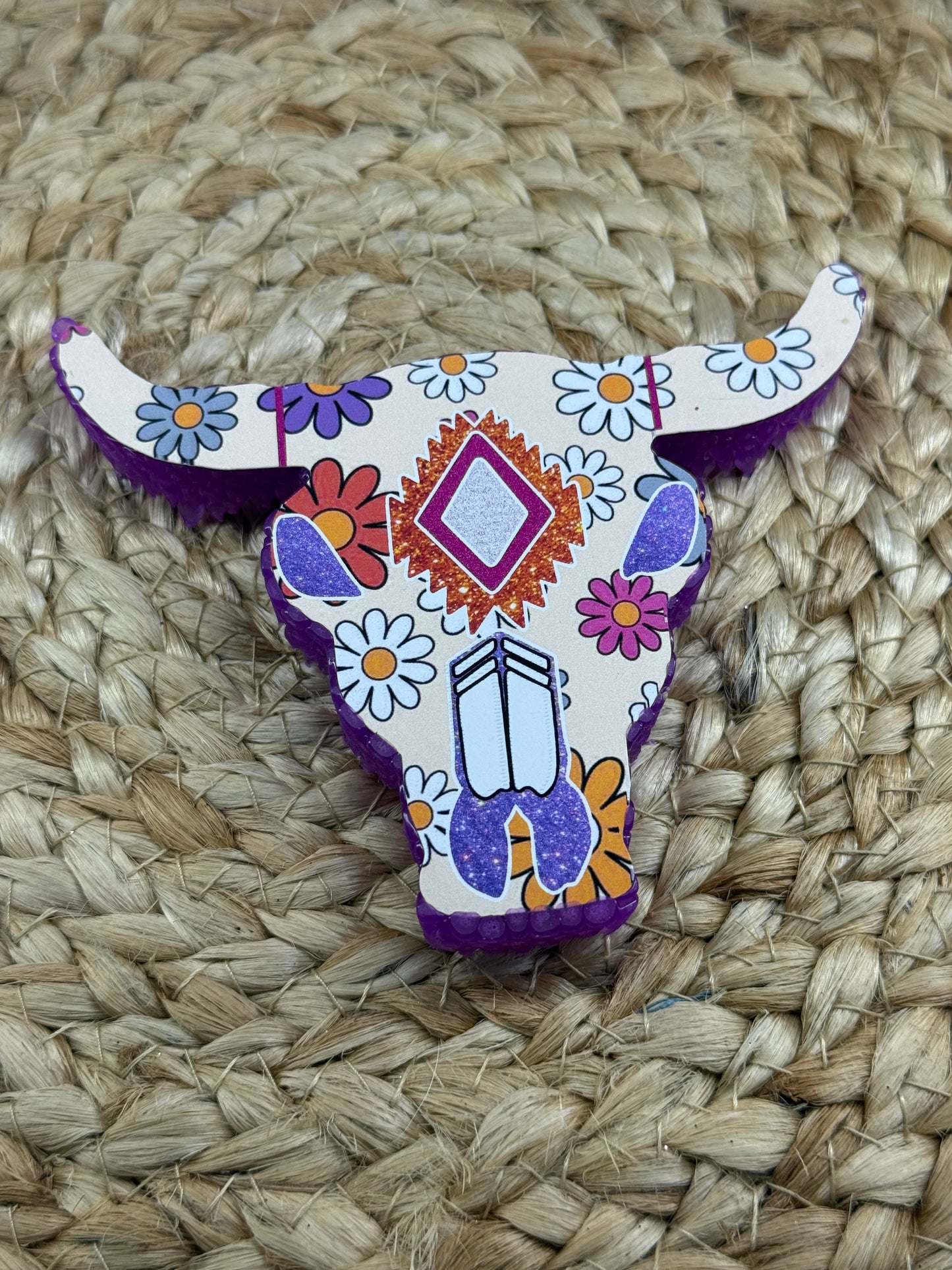 Bull Card Stock Car Freshie | Lavender Vanilla| Handmade Long-Lasting Auto Air Freshener