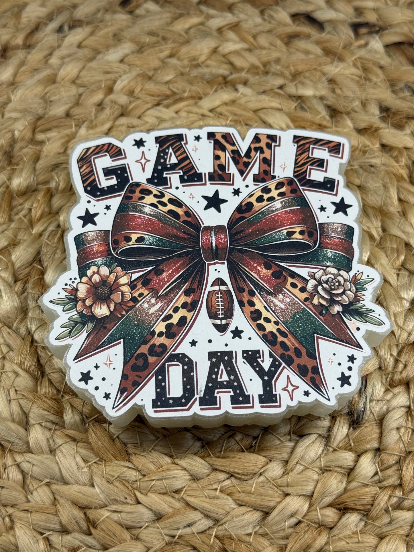Game Day With Bow Car Freshie Scent Baja Cactus