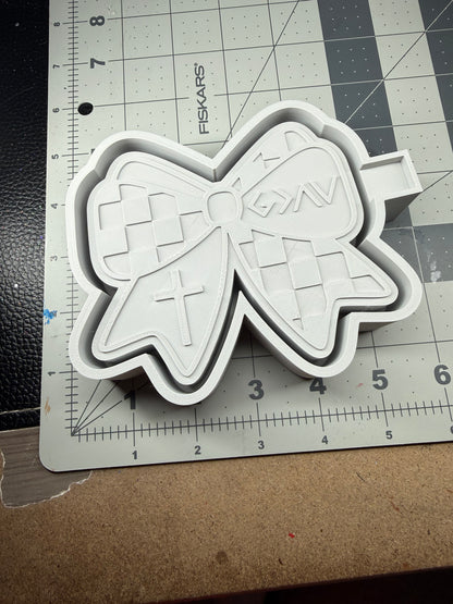 Pray Bow Faith Bow Silicone Mold For Car Freshies