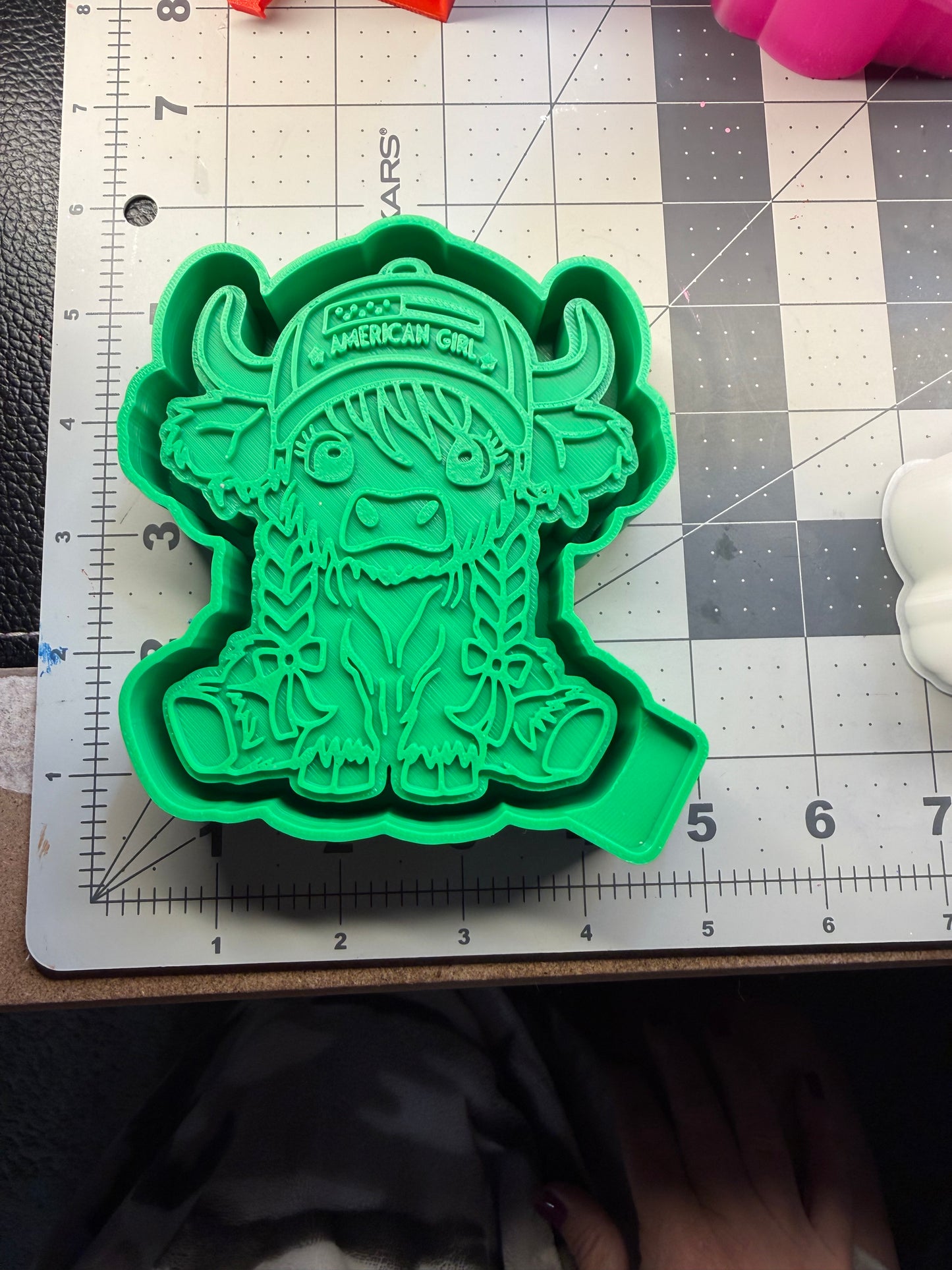 American Cute Cow Silicone Mold