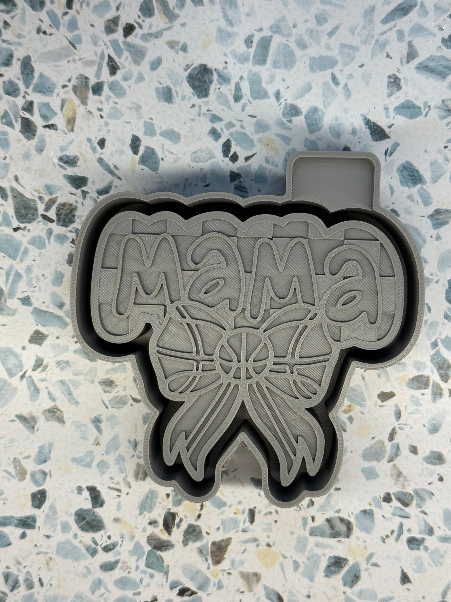 Checkered Mama basketball Freshie Mold