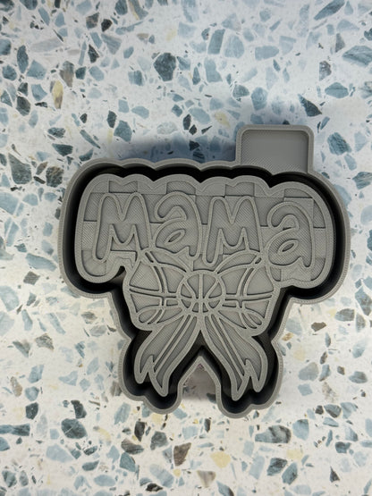 Checkered Mama basketball Freshie Mold
