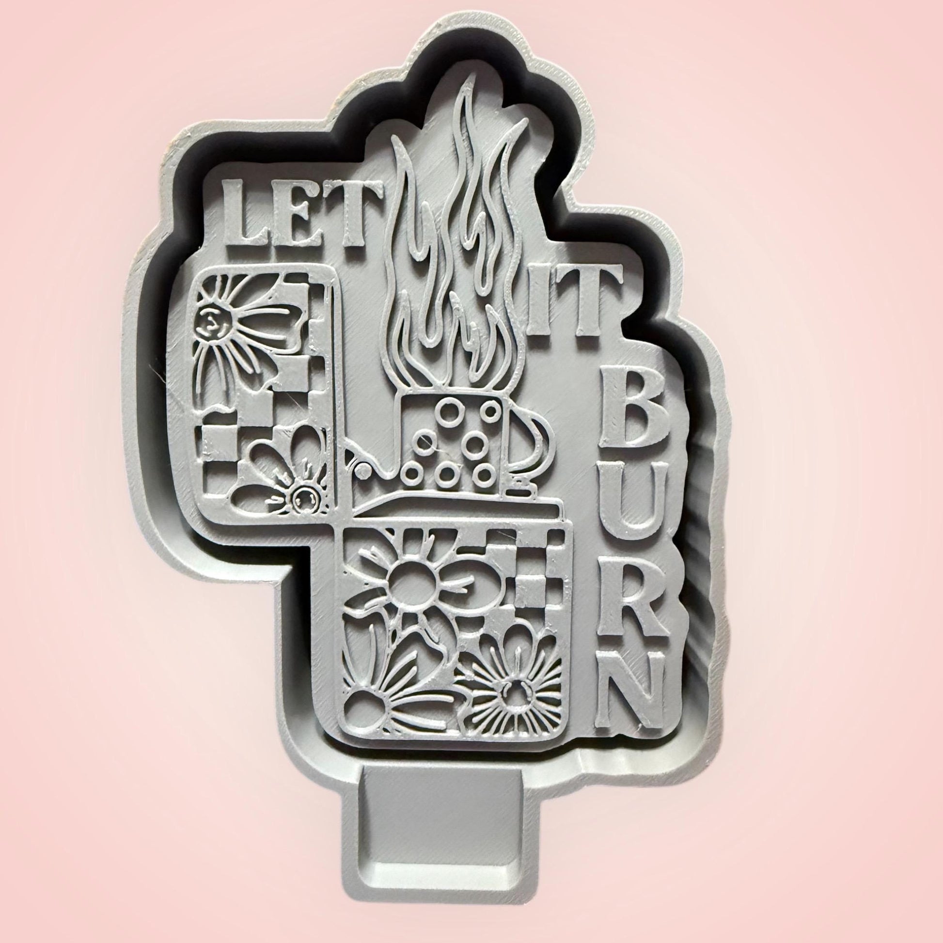 Let It Burn Freshie SIlicone Mold