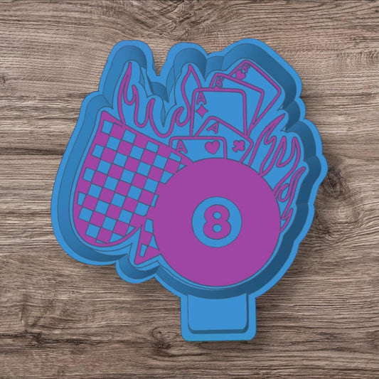 Luck On Fire Silicone Freshie Mold