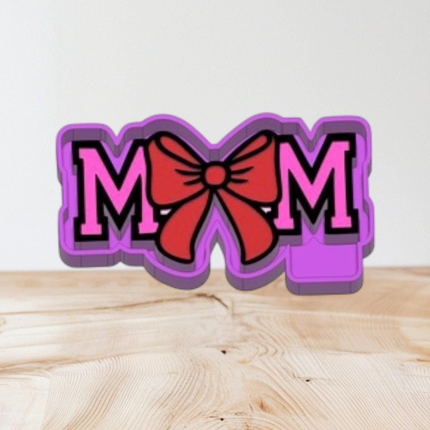 Mom With Bow Freshie Silicone Mold