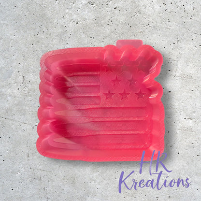Bullets Flag Silicone Freshie Mold
