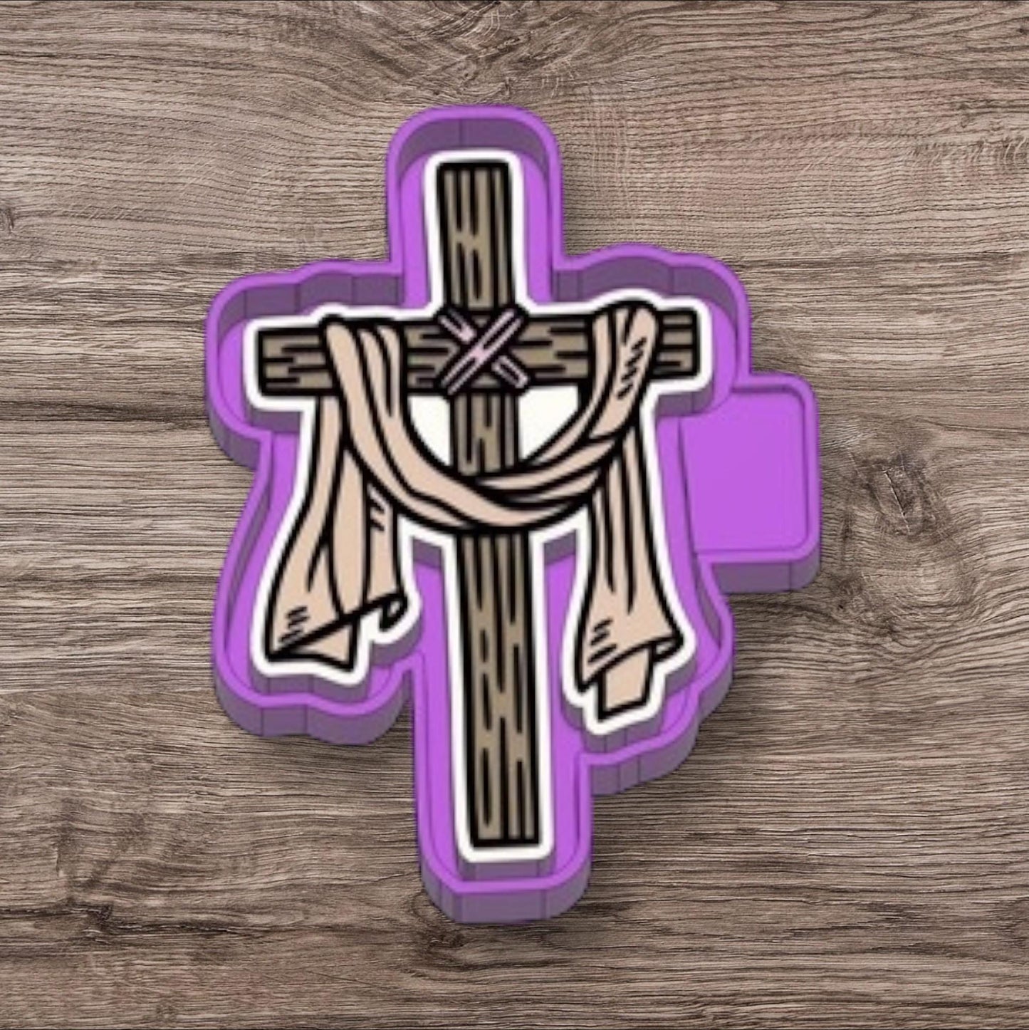 Wooden Cross Silicone Mold