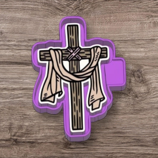 Wooden Cross Silicone Mold