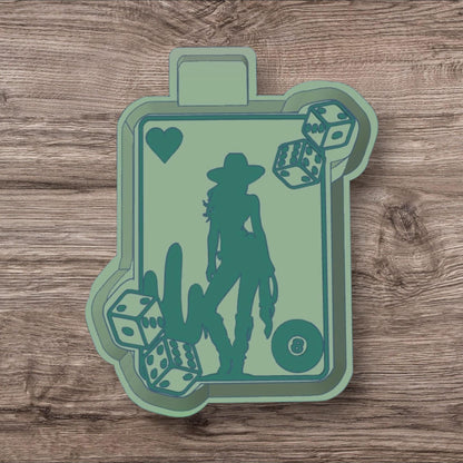 Female Cowgirl Freshie Mold