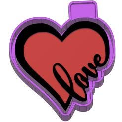 Love Heart Silicone Mold